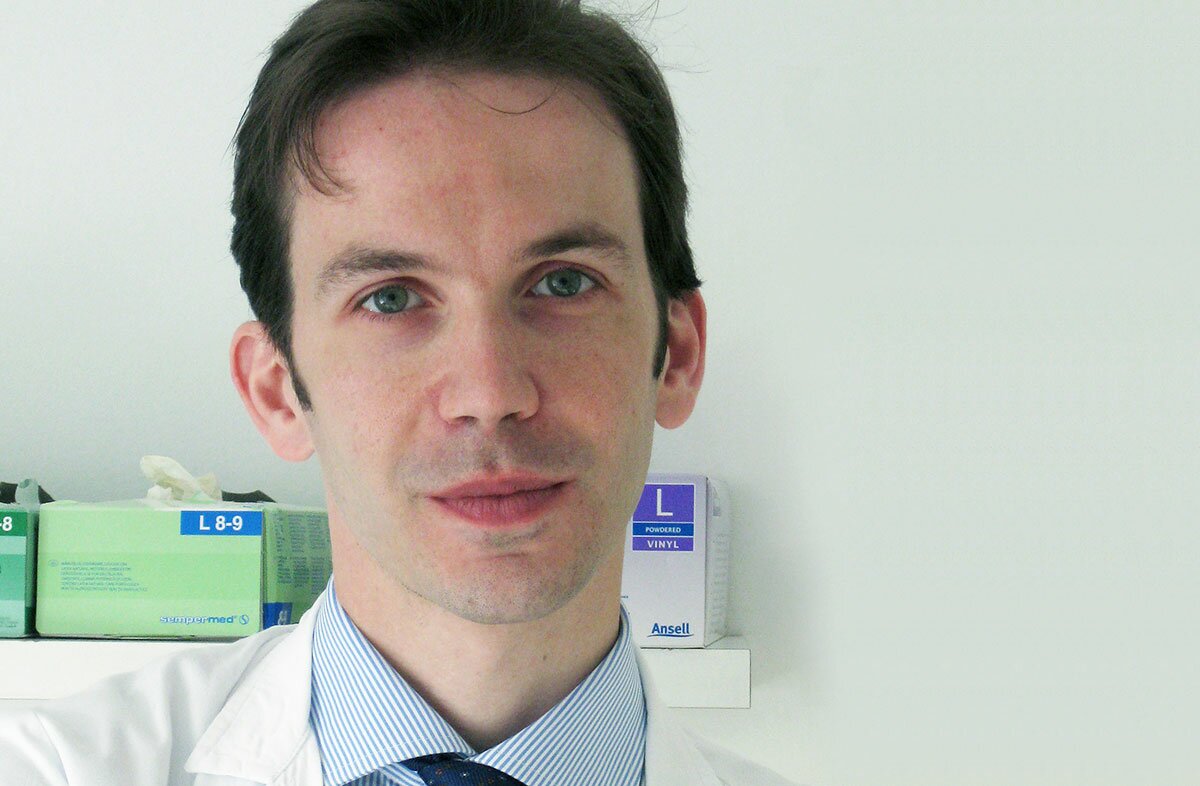 Oncologist Dr. Andrea Necchi of the Fondazione Irccs Istituto Nazionale Dei Tumori in Milan